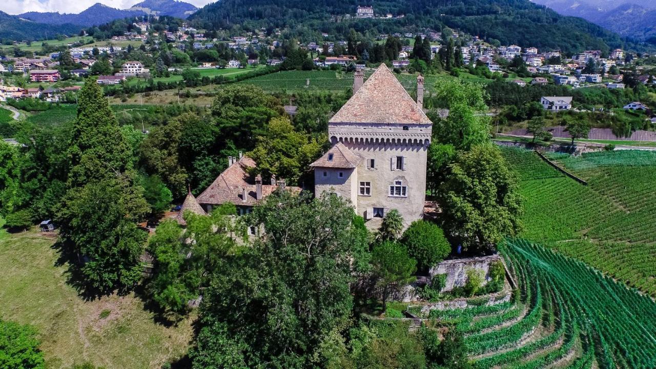 Antique Apartment In The XV Century Castle Clarens Exterior foto